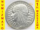 5 zł złotych Głowa kobiety ZN, Babka 1934, st. 2-