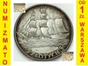 5 zł złotych Żaglowiec 1936. Stan 2-