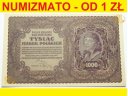 1000, 1.000 Marek Polskich 1919, serja BU, stan 3