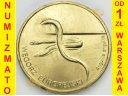 2 zł, złote 2003 Węgorz Europejski, st 1-