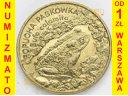 2 zł, złote 1998 Ropucha Paskówka, stan 1-/1