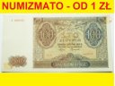 100 zł, złotych 1941, Seria A, stan 2-