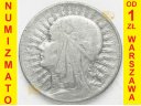 5 zł złotych Głowa kobiety ZN, Babka 1934, st. 3