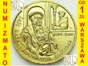2 zł, złote 1999 Jan Łaski Reformator, stan 1