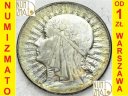5 zł złotych Głowa kobiety znak ZN 1933 st 3+ nr 1
