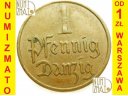 Wolne Miasto Gdańsk 1 fenig 1923, stan 2-