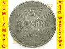 OST. 3 kopiejki 1916 J, stan 3