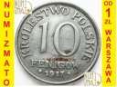 Królestwo Polskie 10 fenigów 1917, stan 2-