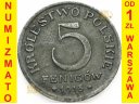 Królestwo Polskie 5 fenigów 1918, stan 3+