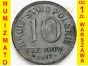 Królestwo Polskie 10 fenigów 1917, stan 3+