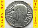 2 zł złote Głowa kobiety znak / ZN 1933 stan 3+/3