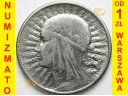 2 zł złote Głowa kobiety znak / ZN 1934 stan 3+/3
