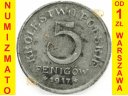 Królestwo Polskie 5 fenigów 1917, stan 3-