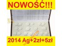 Numizmatyka. Kaseta NUMIZMATO na Monety Ag+Ng 2014