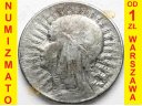 5 zł złotych Głowa kobiety znak ZN 1933 st 3+/3