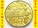 2 zł, złote 1998 Polon i Rad, Skłodowska, stan 1