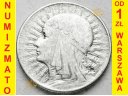 5 zł złotych Głowa kobiety, Polonia 1933 stan 3/3-