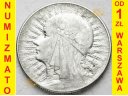5 zł złotych Głowa kobiety, Polonia 1934 stan 3+/3