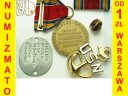 USA - Medal WORLD WAR II, Baretka, Nieśmiertelnik
