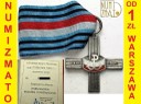Warszawski Krzyż Powstańczy 1982 Legitymacja Etui