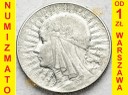 5 zł złotych Głowa kobiety znak ZN 1933 st 3+/3