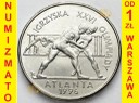 2 zł, złote 1995, Atlanta Zapasy, stan 1-