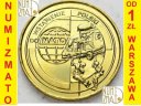2 zł, złote 1999 Wstąpienie Polski do NATO st 1-/1
