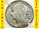 5 zł złotych Głowa kobiety znak ZN 1933 st 2-/3