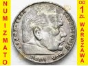 5 Marek, Mark 1937 D, Hindenburg, SREBRO
