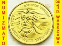 2 zł, złote 1998 Adam Mickiewicz, stan 1-/1