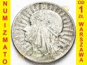 5 zł złotych Głowa kobiety znak ZN 1933 st 3+/3