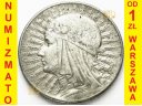 5 zł złotych Głowa kobiety ZN, Babka 1934, st 3+