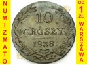 Królestwo Polskie 10 gr / groszy 1838 MW, stan 3+
