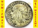 5 zł złotych Głowa kobiety znak ZN 1933 st 3+/3