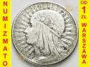 5 zł złotych Głowa kobiety, Polonia 1932 stan 3