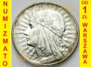 5 zł złotych Głowa kobiety znak ZN 1933 stan 1-
