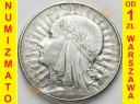 10 zł złotych 1933 Głowa kobiety znak ZN st. 3+/3