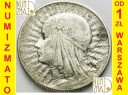 5 zł złotych Głowa kobiety, Polonia 1932 stan 3-/3