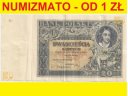 20 zł dwadzieścia złotych 1931 Seria DT, stan 4