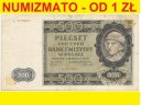 500 zł pięćset złotych 1940 Góral, Seria A, stan 4