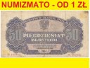 50 zł / złotych 1944 Obowiązkowym seria AE, st.4-