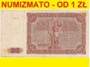 100 zł / złotych 1947 seria D, stan 4