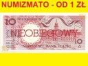 10 zł złotych 1990 WARSZAWA seria D NIEOBIEGOWY s1