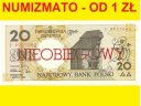 20 zł złotych 1990 GDAŃSK seria E NIEOBIEGOWY st.1