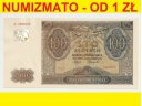 100 zł sto złotych 1941 seria A stan 1-