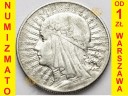 5 zł złotych Głowa kobiety, Polonia 1932 stan 3