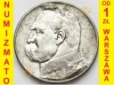 5 zł złotych Józef Piłsudski 1936. Stan 3