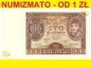 100 zł sto złotych 1934, Ser.BM, stan 2