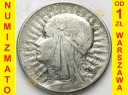 5 zł złotych Głowa kobiety znak ZN 1933 st 3+/3-