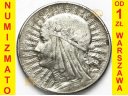 5 zł złotych Głowa kobiety znak ZN 1934 stan 3